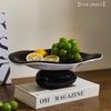 Kitchen Tray Plastic Fruit Bowl Draining Rack Coffee Table Display of Snacks Candy Nuts Home Decor Gifts Storage Accessories