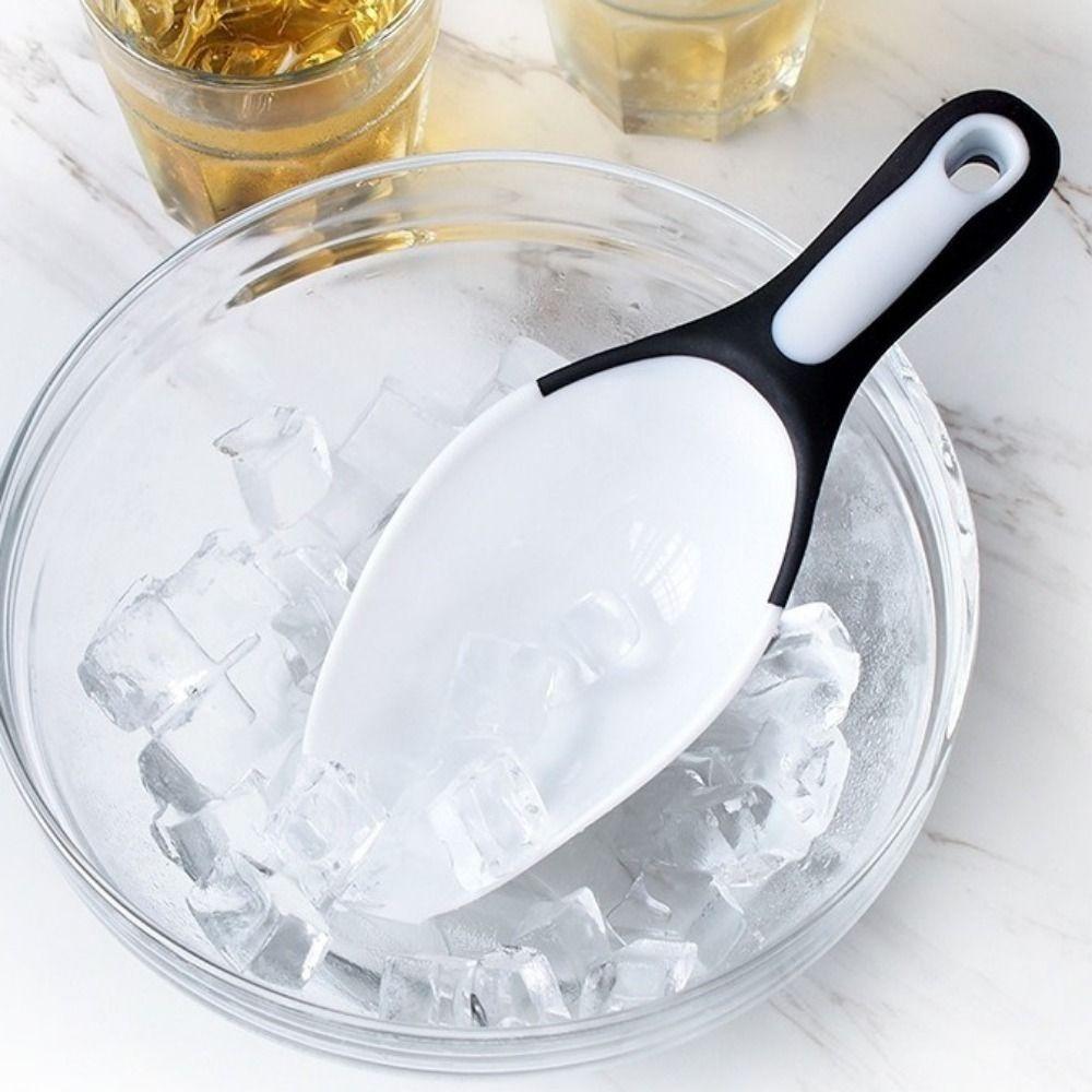 Practical Plastic Ice Cube Shovel Reusable Effortless Food Grain Shovel Wear-Resistant Convenient Tea Shovel Kitchen