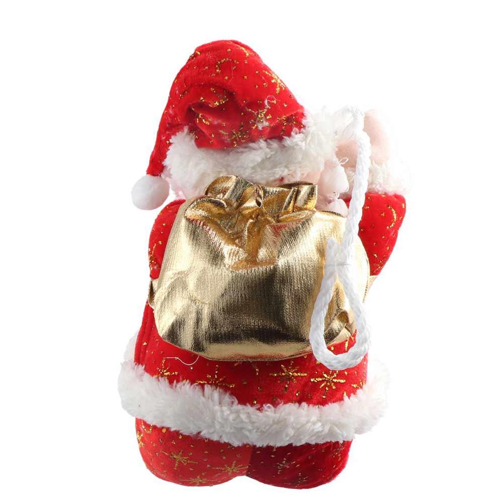 Hängende Frohe Weihnachten Kletterseil Plüschpuppe Spielzeug Weihnachtsmann Puppe Anhänger Baumschmuck Weihnachtsmann