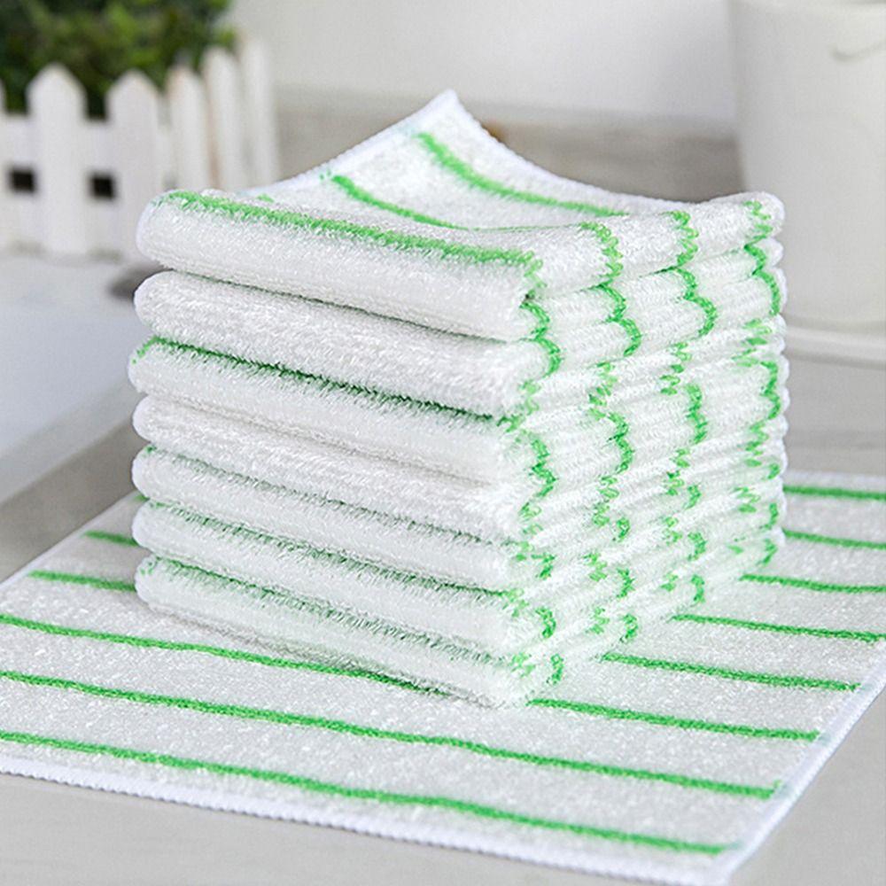 

Рушник для чищення. Бамбукове волокно. Багаторазова тканина для миття. Інструмент для чищення кухні. 25*25cm