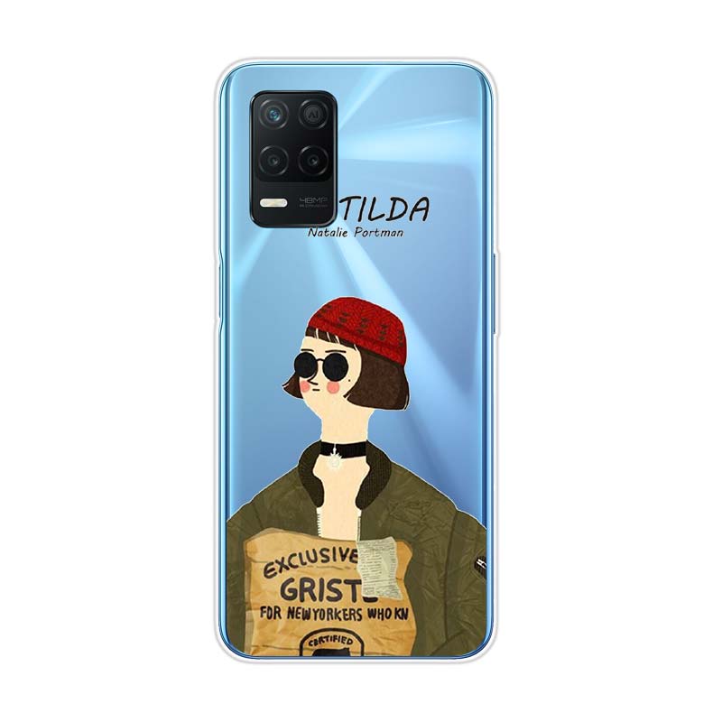 Custodia per telefono carina Leon Matilda per Realme 8 8i V3 V5 GT Neo Flash Edition Explorer Master Neo2 Narzo 30 50i 50A C21Y