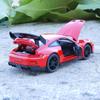 IVQR6 1:32 Porsche 911 GT3 Supercar Alloy Car Model With Pull Back Sound Light Children Gift Collection Diecast Toy Model