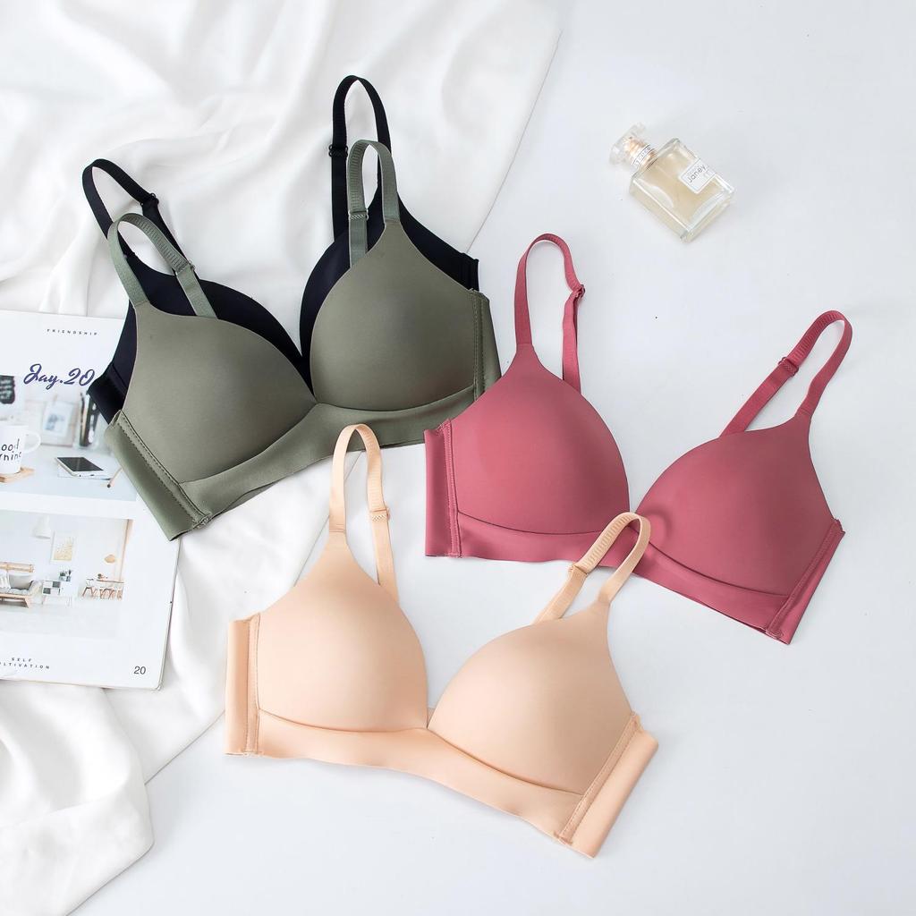 Seamless Wireless Japanese Triangle Cup Bra - Lightweight & Comfortable