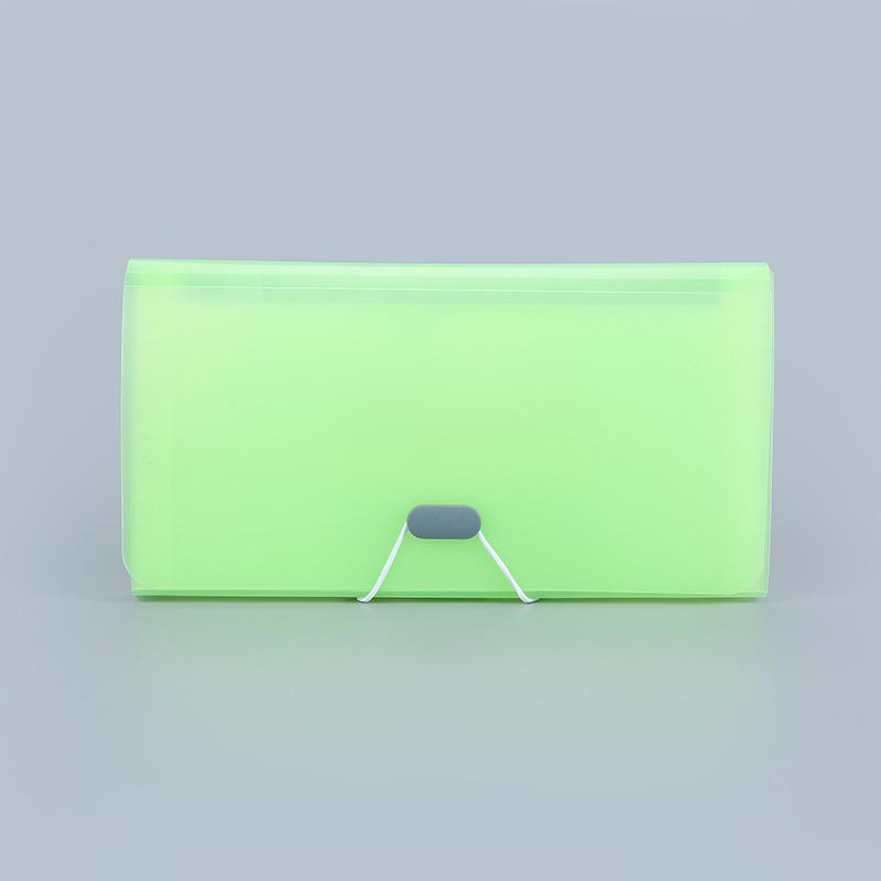 Large Capacity 13-Compartment B6 Accordion Folder In Candy Colors for Receipts and Bills