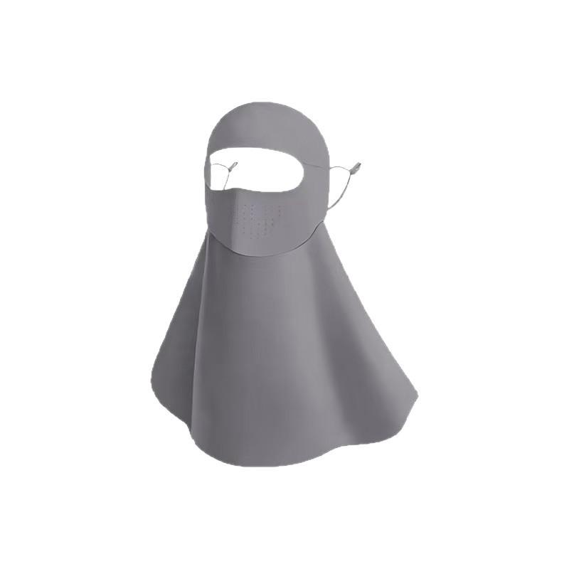 Banxia's same style sun protection face mask for summer, with an ice silk feel, provides full-face sun protection and UV protection, facekini cycling