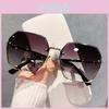 Fashion Round Female Sunglasses With Uv400 Protection For Summer Travel
