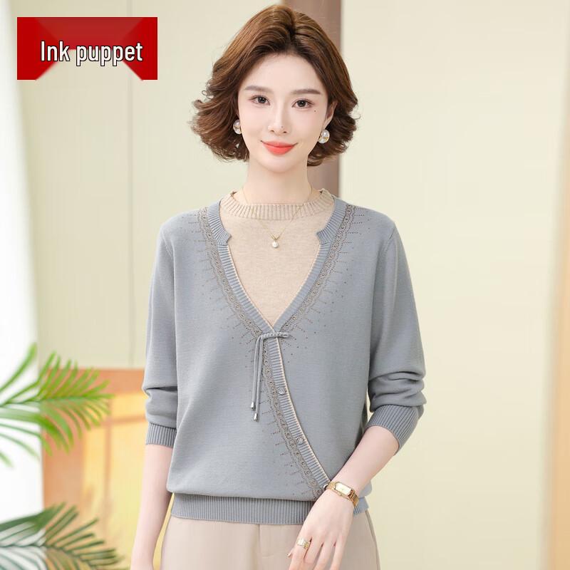 

Elegant Women s Autumn Knit Pullover Sweater 3XL