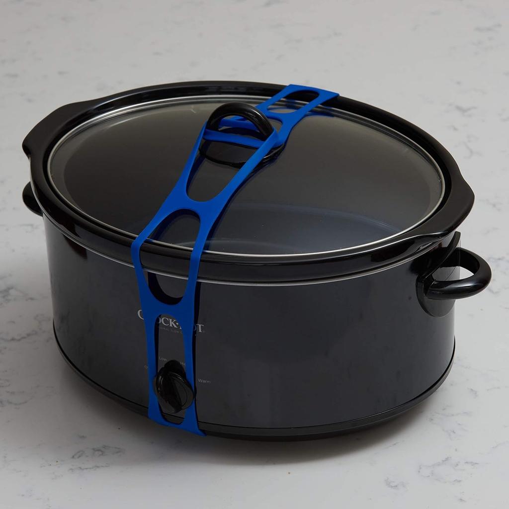 10pcs Reusable Silicone Elastic Band Lid Straps for Pot Lid Holder Lunch Box Strap Elastic Bands Outdoor Tableware Storage Tools