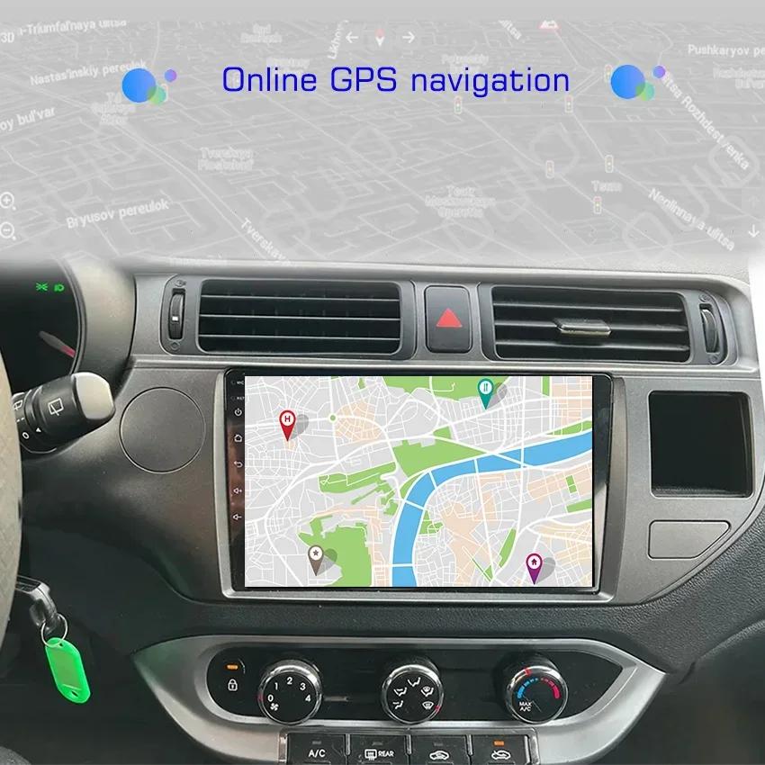 8GB+128GB Carplay Radio For Kia RIO K3 2011 2012 2013 2014 2015 Car stereo Multimedia Player Android Auto GPS navigation 2DIN