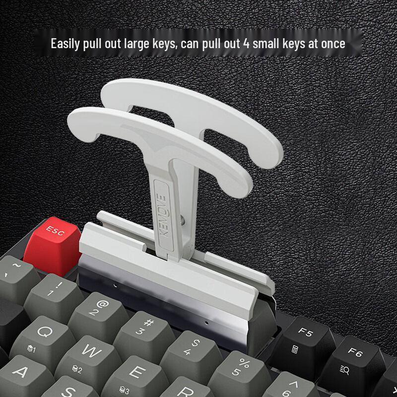 Bluetooth 4-Key Keycap and Switch Puller Tool for Non-Damaging Cleaning and Removal