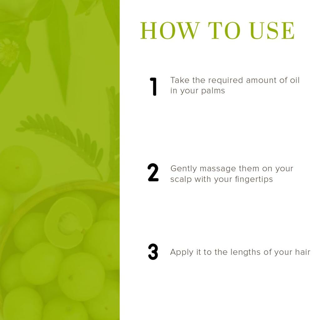 KHADI NATURAL Olio Puro per Capelli Amla 210 ml Confezione da 1 | Formula Nutriente per Capelli Sani e Forti