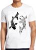 Yin Yang Koi Fish Funny Meme Gift Tee Gamer Cult Movie T Shirt M746