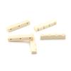 5Pcs Slotted Top Guitar String Nut Replacement for 4 Strings Musical Instrument