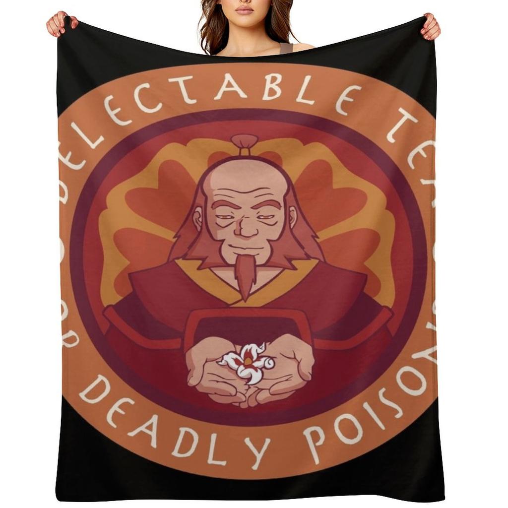 Iroh's Teaching Throw Blanket Camping Loose Hair for babies Blankets