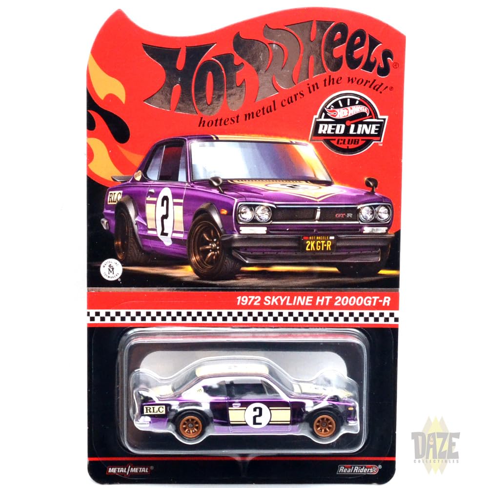 

HotWheels Mattel Hot Wheels Scale 2024 RLC SELECTIONS SKYLINE 2000 Red Line Club Selections Skyline 2000 164 -1972 H/T GT-R -1972 H/T GT-R [Предмет]