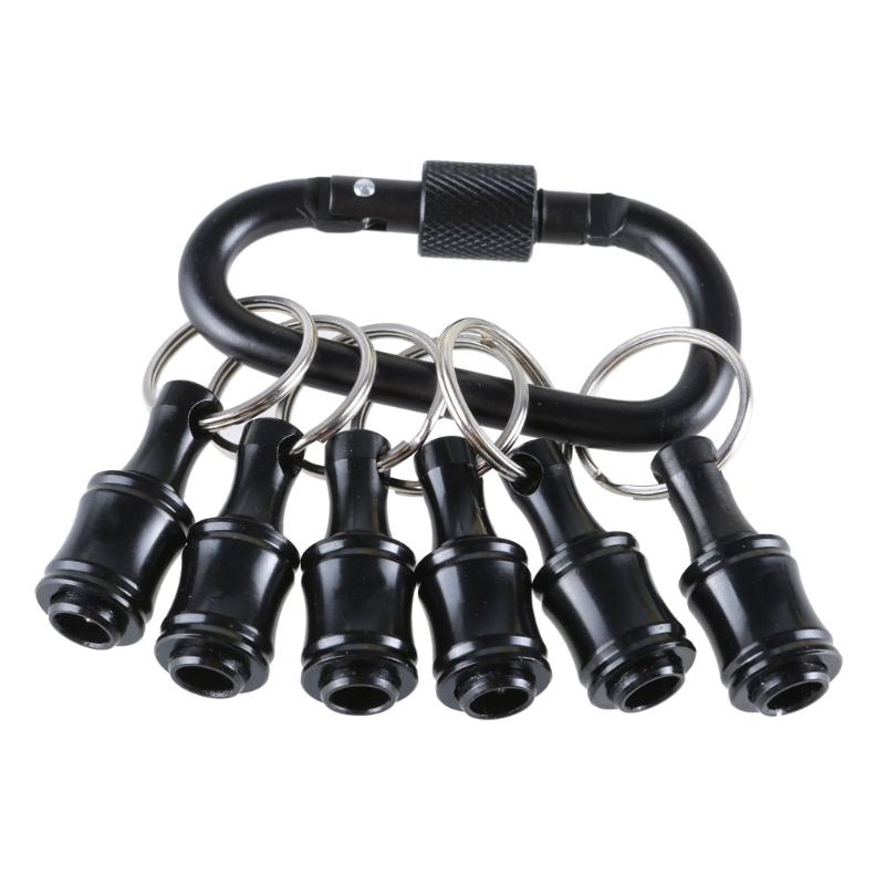 

Handymen Essential Keychain Bit Holder Drill Adapter With 1/4 Hexagonal Shank Socket Stocking Stuffer For Men And Women