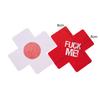 Body Jewelry Women Nipple Sticker Cross Nipple Cover White Rose Black Nipple Ring  Jewelry Disposable Pasties Covers