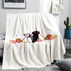 1PC PINGU Print Flannel Blanket, High Quality All Seasons, Home Decor, Warmth and Comfort, Perfect for Christmas Gifts