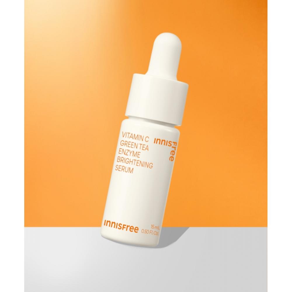 

Innisfree Small Dose Vita C Green Tea Enzyme Blemish Toning Serum 15ml FREE