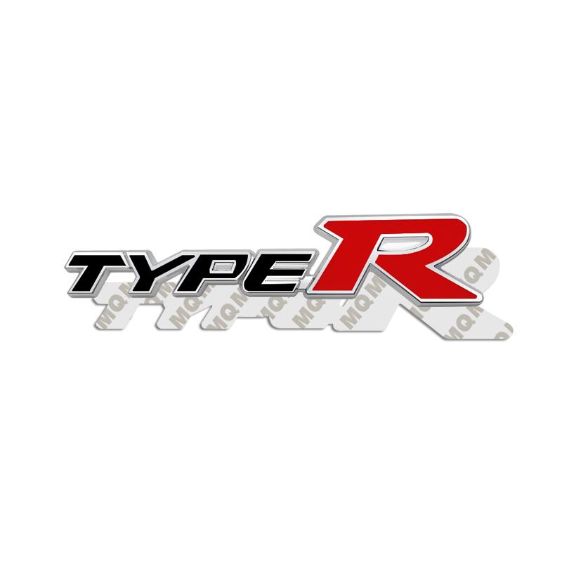 Car Accessories Metal Type S Emblem Rear Trunk Body Typer Badge Sticker For Honda Acura Accord Civic Spirior Odyssey Mugen ED4