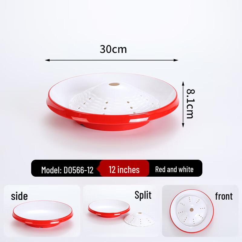 Commercial Melamine Dry Ice Serving Plate