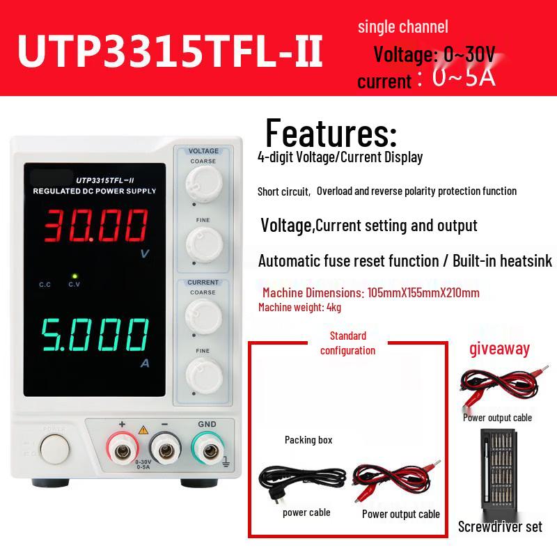 

Rongyu UTP3313TFL-II Linear DC Regulated Power Supply
