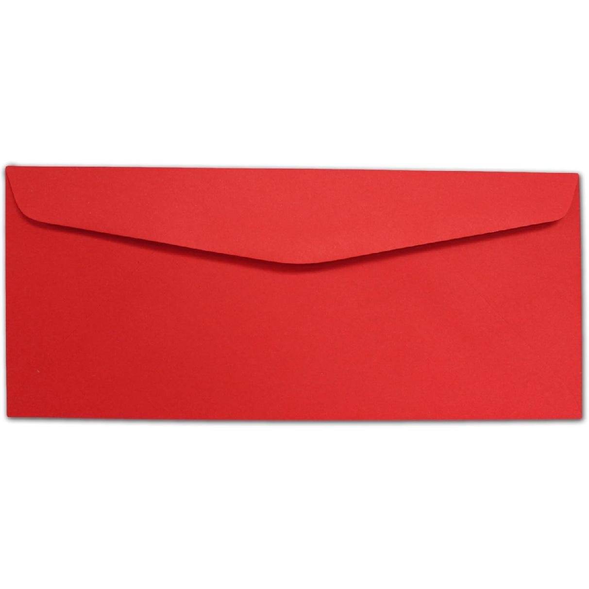 Red #10 Envelopes - 100 Envelopes - Desktop Publishing Supplies™ Brand Envelopes One Size