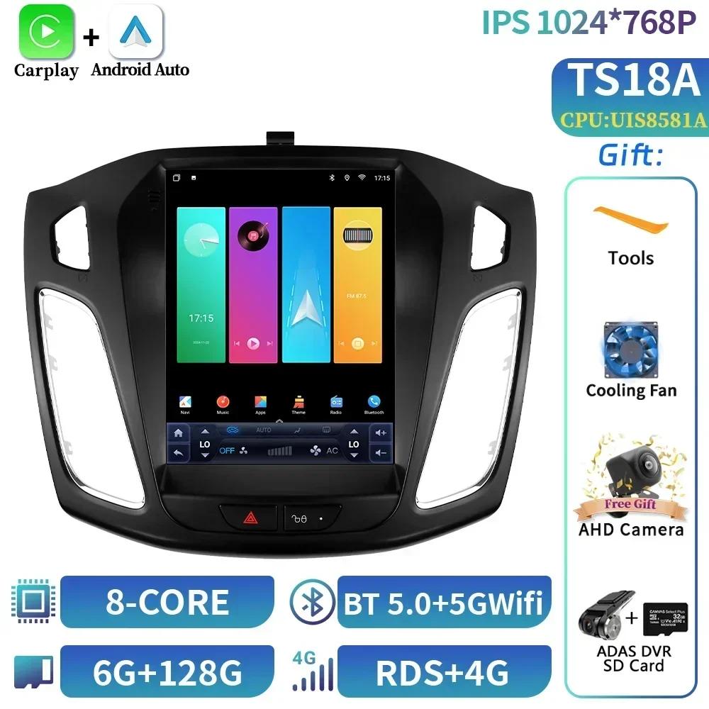 9.7inch Android 14 Car Radio For Ford Focus 3 Mk 3 2011-2019 Carplay 4G Multimedia Players GPS autoradio car monitor screen GPS