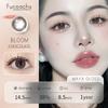 FUNSACHY 2pcs Blue Contact Lenses for Eye Natural Beauty Colorful Lense Beauty Cosmetics Pupils Yearly Use