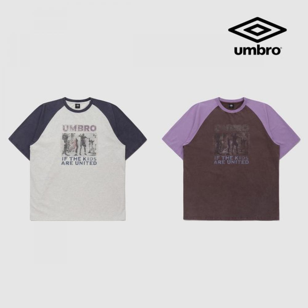 Umbro Weekend Hooligan PigmenT Dye Raglan ShorT Sleeve T shirT Uq223crs60 oatmeal85 4830₽