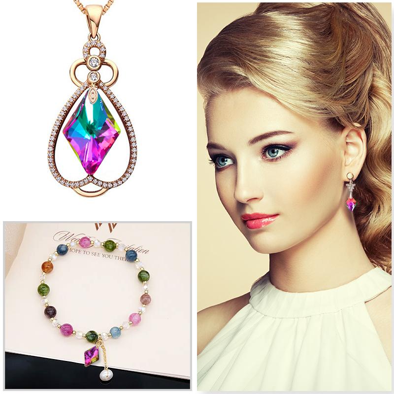 12Pcs Crystal 6320 Rhombus Pendant Glass Austria Loose Beads Charms Rhinestones for DIY Earring Necklace Jewelry Accessories