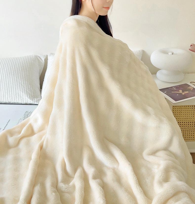 Cross-border Milk Fleece Flannel Nap and Gift Blanket