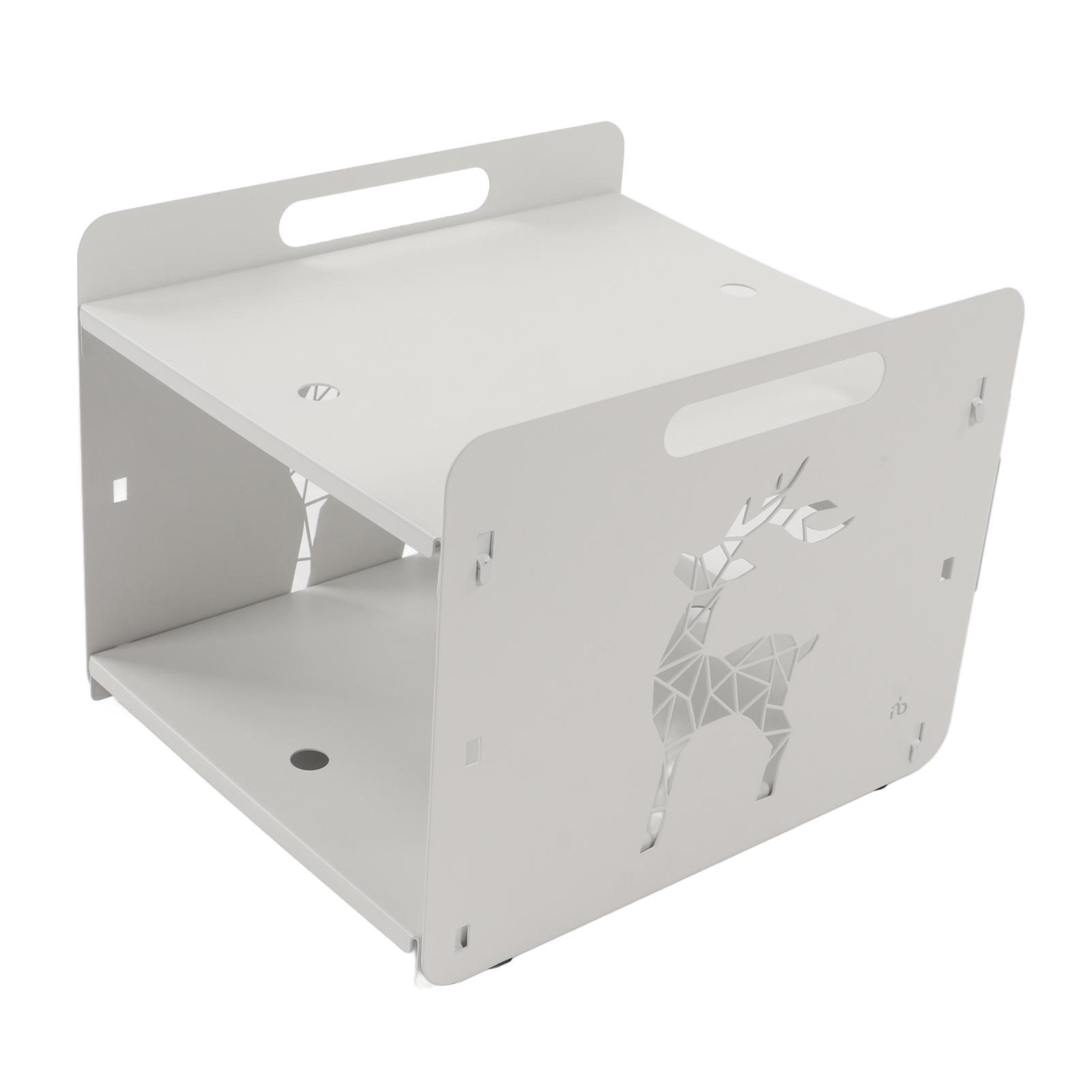 

Настольная книжная полка, съемная, дизайн с оленями, высокая несущая способность, регулируемая высота, книжная полка для стола