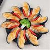 Zzooi 3PCS Artificial Faux Fried Fish Slices Fake Roast Fish Fillets Simulated Fried Fish Fillets Display Model