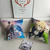 Anime Violet Evergarden Pillow Case Plush Fabric Soft Pillowcase Double Sided Print Cushion Cover Household Gifts