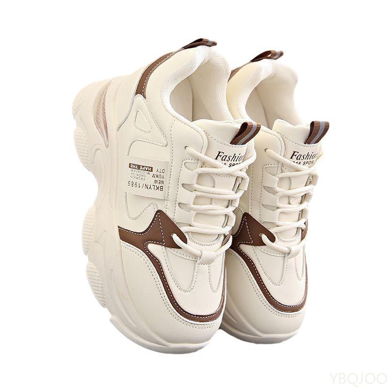 New Spring Autumn Fashionable Versatile Women Sport Shoes Trend Thick Bottom Sneakers Casual Comfortable Running Shoes