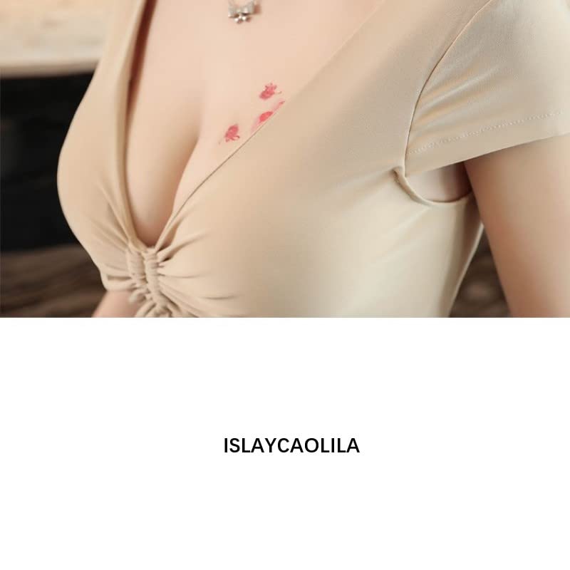 ISLAYCAOLILA DG6 Kerin Cabaret Mini Club Party Flared Mini Short Gathered Size Women's Dress, Dress, Dress, Dress, Dress, Dress, Set-Up Style, Ribbon,