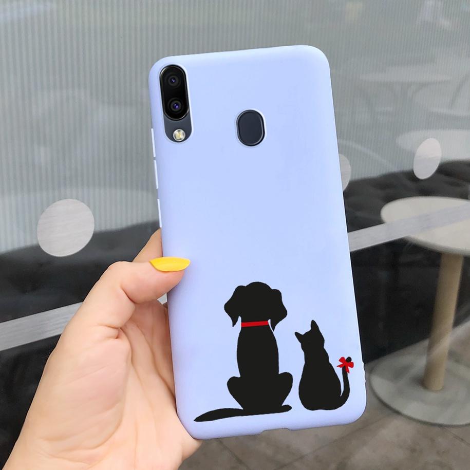 Cute Cartoon Cover For Samsung Galaxy M20 Phone Case For Samsung M20 2019 Soft Cover for Samsung Galaxy M20 M 20 SM-M205F Bumper