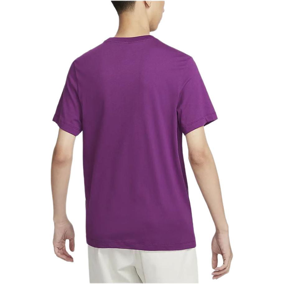 Nike Sportbekleidung Club T-Shirt Herren Technologie Lila AR4999-504