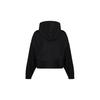 Nike Short Fleece Hooded Jacket Women Jackets Black CK1506-010