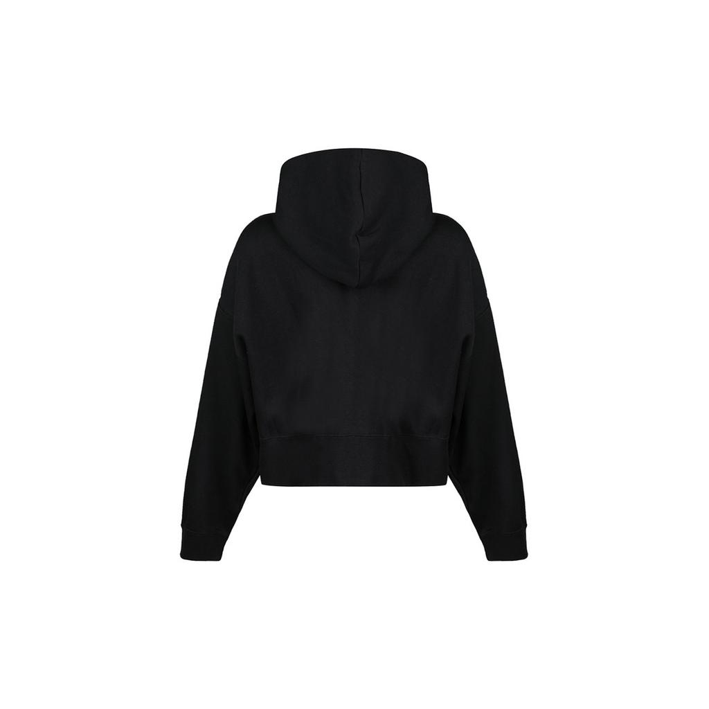 Nike Short Fleece Hooded Jacket Women Jackets Black CK1506-010