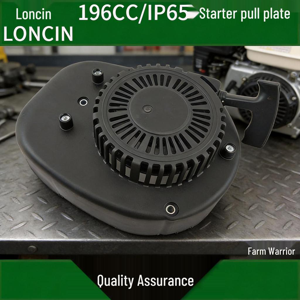 Loncin 196CC Benzinmotor Seilzugstarter für Rasenmäher, Freischneider, Erdbohrer, Außenbordmotor Zubehör