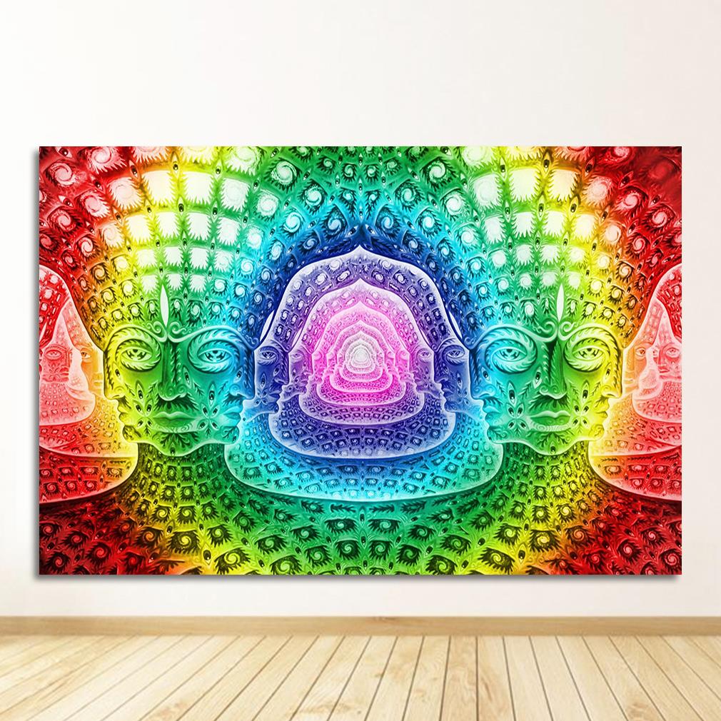 Life Modular Pictures Modern Home Decoration Wall Art Canvas Prints Painting Bedroom Poster Alex Grey Psychedelic Trippy Tree