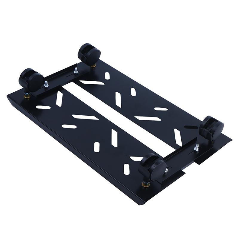Adjustable Mobile CPU Stand with Wheels Ventilated PC Tower Holder Fits Most ATX Cases for Home Office Desk Use