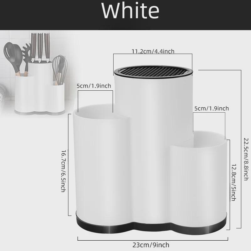 Modernes Aufbewahrungsregal für Küchenmesser und -utensilien – Integrierter Halter und Organizer