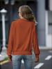 Women's Loose Fit Knitted Jacket Long Sleeve Solid Color Casual Autumn Winter Zipper Design Versatile