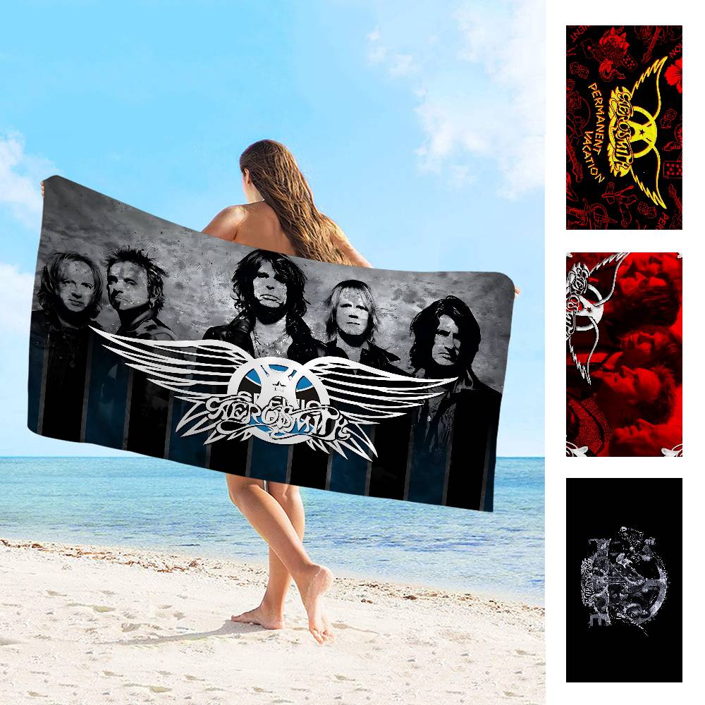 Classic Rock Band A-Aerosmith Microfiber Beach Towel Absorbent Quick Dry Soft Yoga Swimming Resort Mountain Climbing Towel