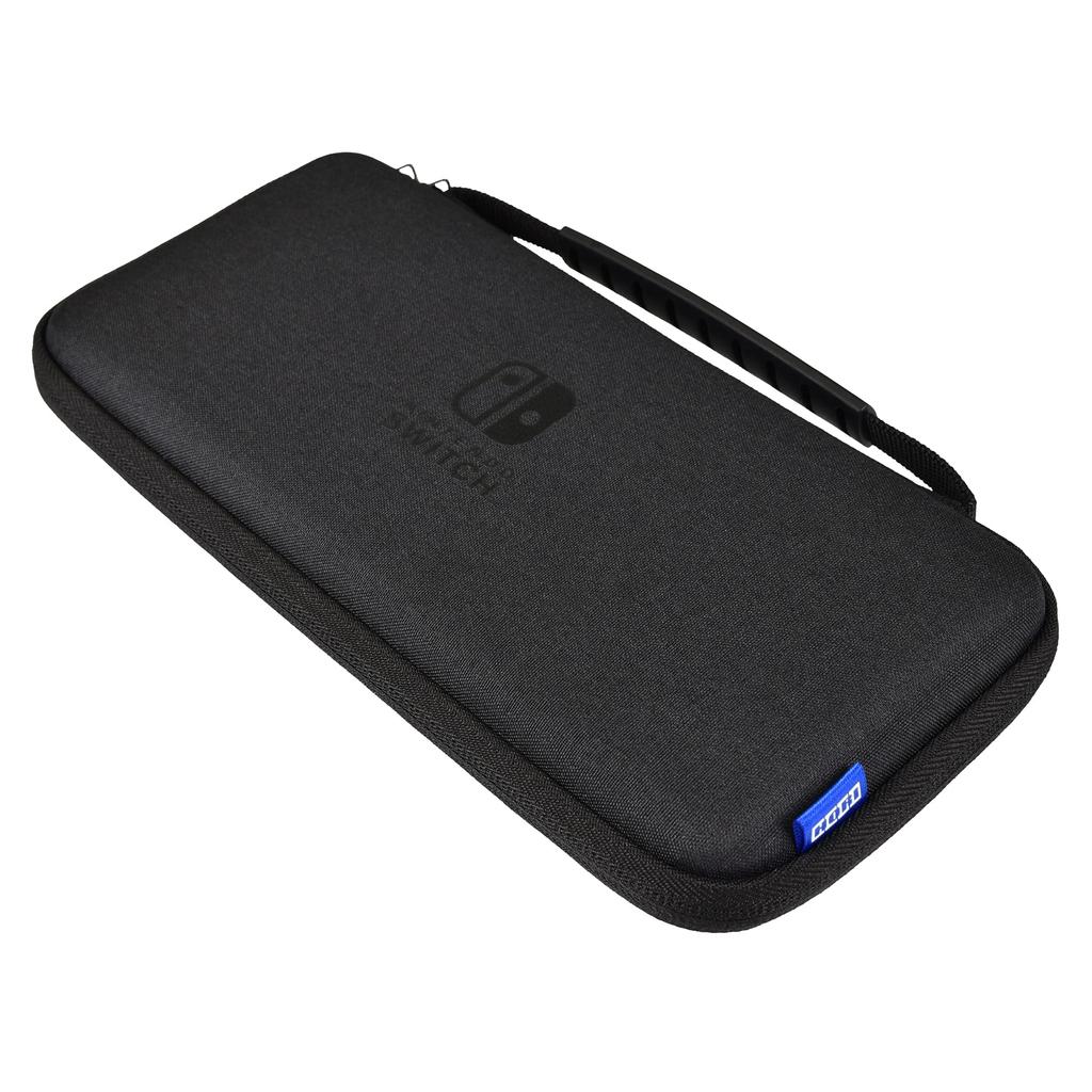 Licensed Slim Hard Pouch Plus for Nintendo Black with Nintendo Switch OLED [Nintendo Product] Switch, [Compatible Model]