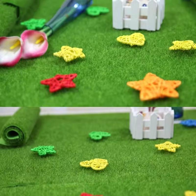 Grasmatte Grün Kunstrasen Rasenteppiche Kunstrasen Simulation Moosrasen 30*30cm DIY Mikro-Landschaft Heimdekoration