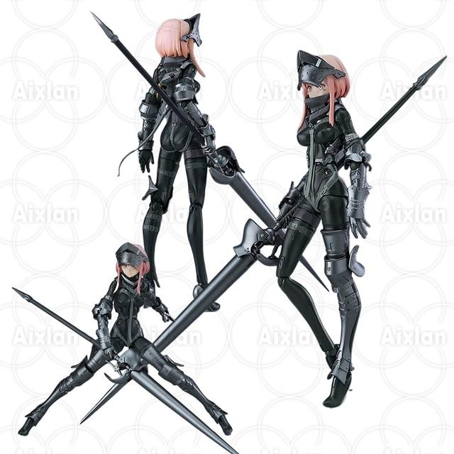 15cm Figma  Heavily Armed High School Girls Anime Figure Liu Pvc Action Figure Toy Game Statue Collection Model Doll Gift